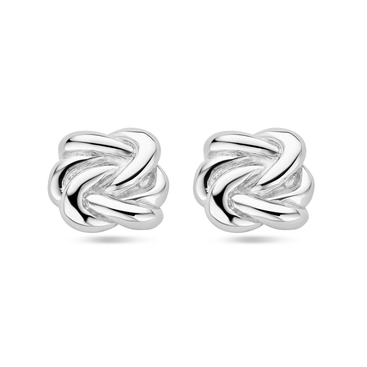 Fantasy Collection Oorbellen knoop zilver