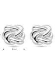 Zilver Gerhodineerd Oorknoppen Knoop 1339129 - PansiteNederland.nl