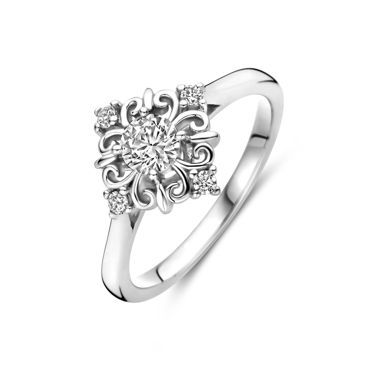 Fantasy Collection Ring filigrain zirkonia zilver