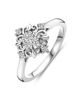 Gerhodineerd Zilver Ring Filigrain Met Zirkonia 1339200 - PansiteNederland.nl
