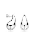 Zilver Gerhodineerd Oorknoppen Druppel 30 mm 1339262 - PansiteNederland.nl