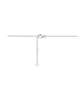 zilver gerhodineerd collier druppel 41 - 43 - 45 cm 1339326 - PansiteNederland.nl