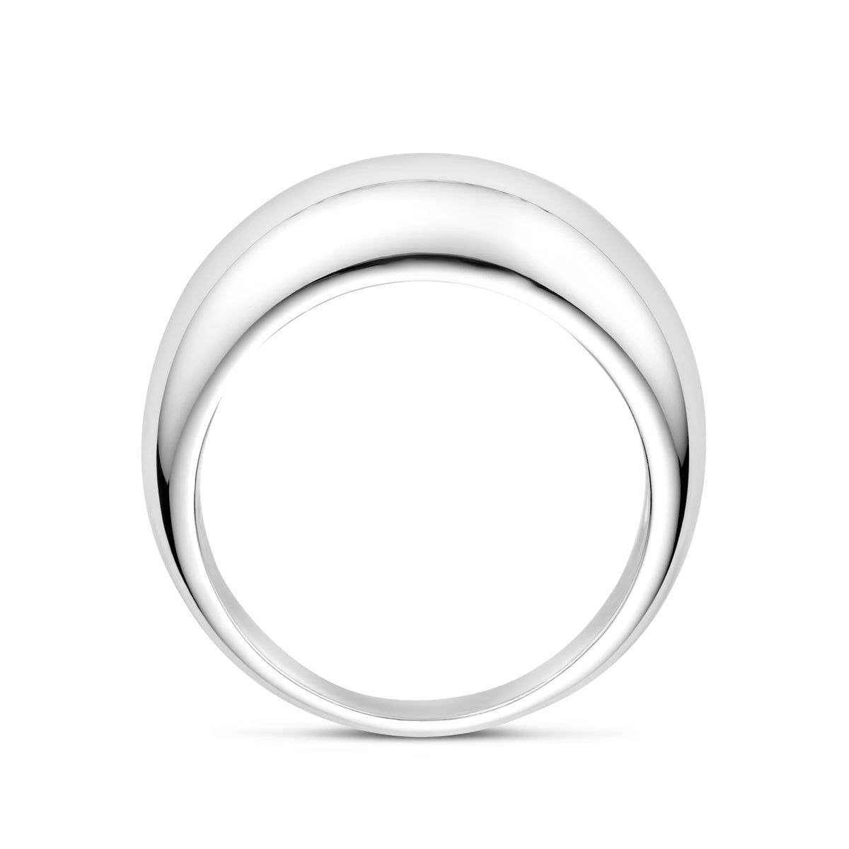 Ring balloon zilver gerhodineerd