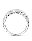 Gerhodineerd Zilver Ring Gedraaid 1339333 - PansiteNederland.nl