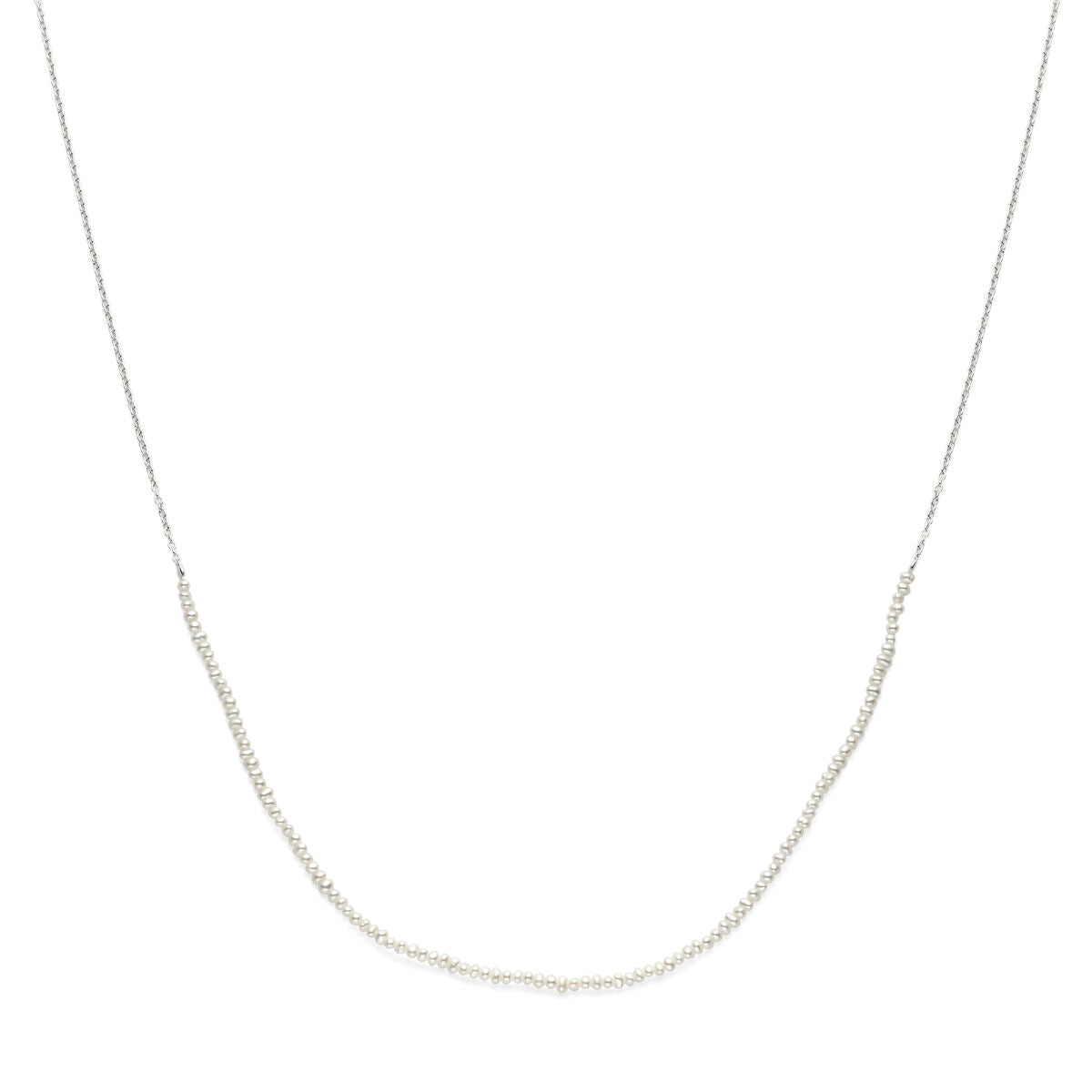 Fantasy Collection Collier parels 41 - 43 - 45 cm zilver