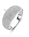 Gerhodineerd Zilver Ring Met Zirkonia 1339389 - PansiteNederland.nl