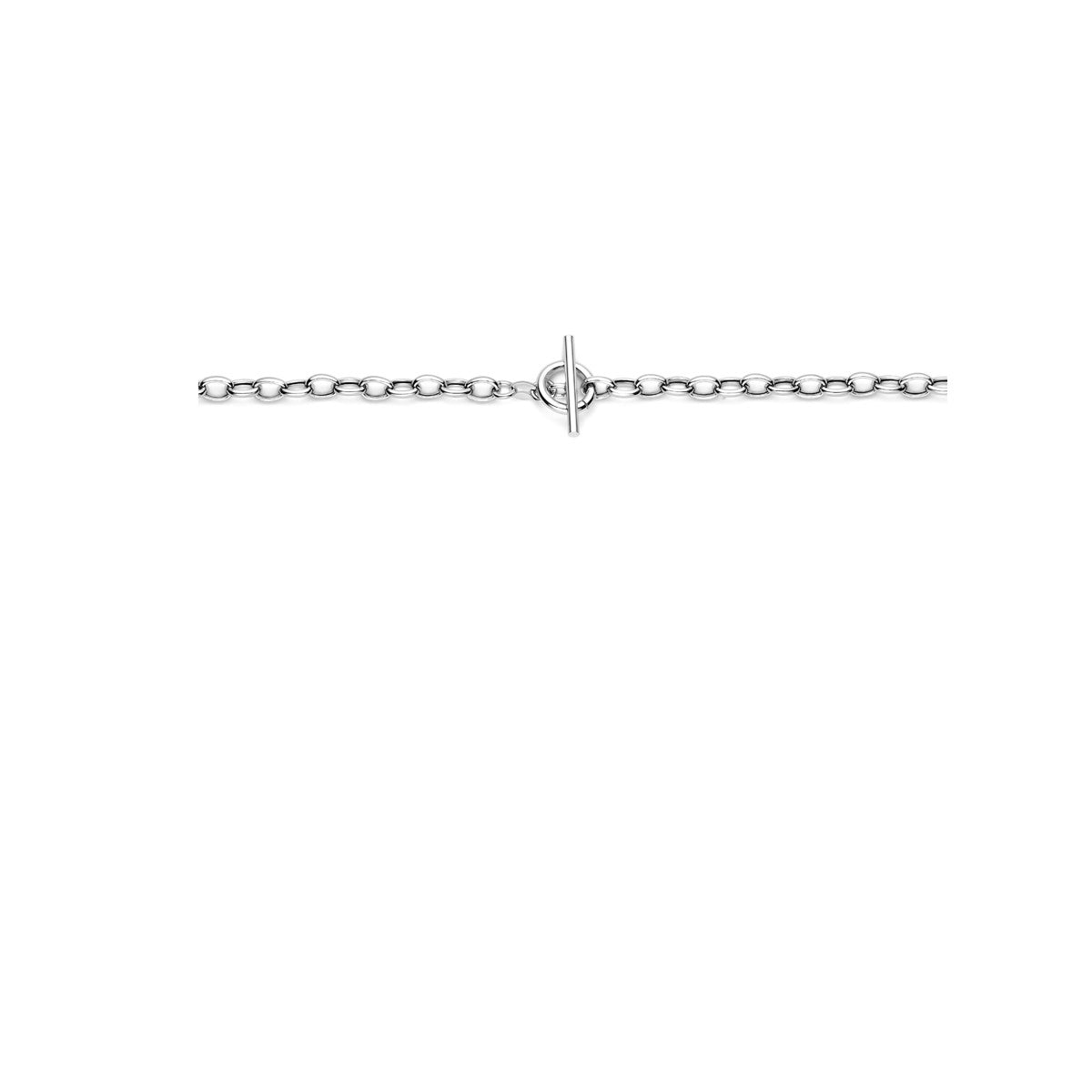 Fantasy Collection Collier marine 5 mm 42 cm kapittelslot zilver