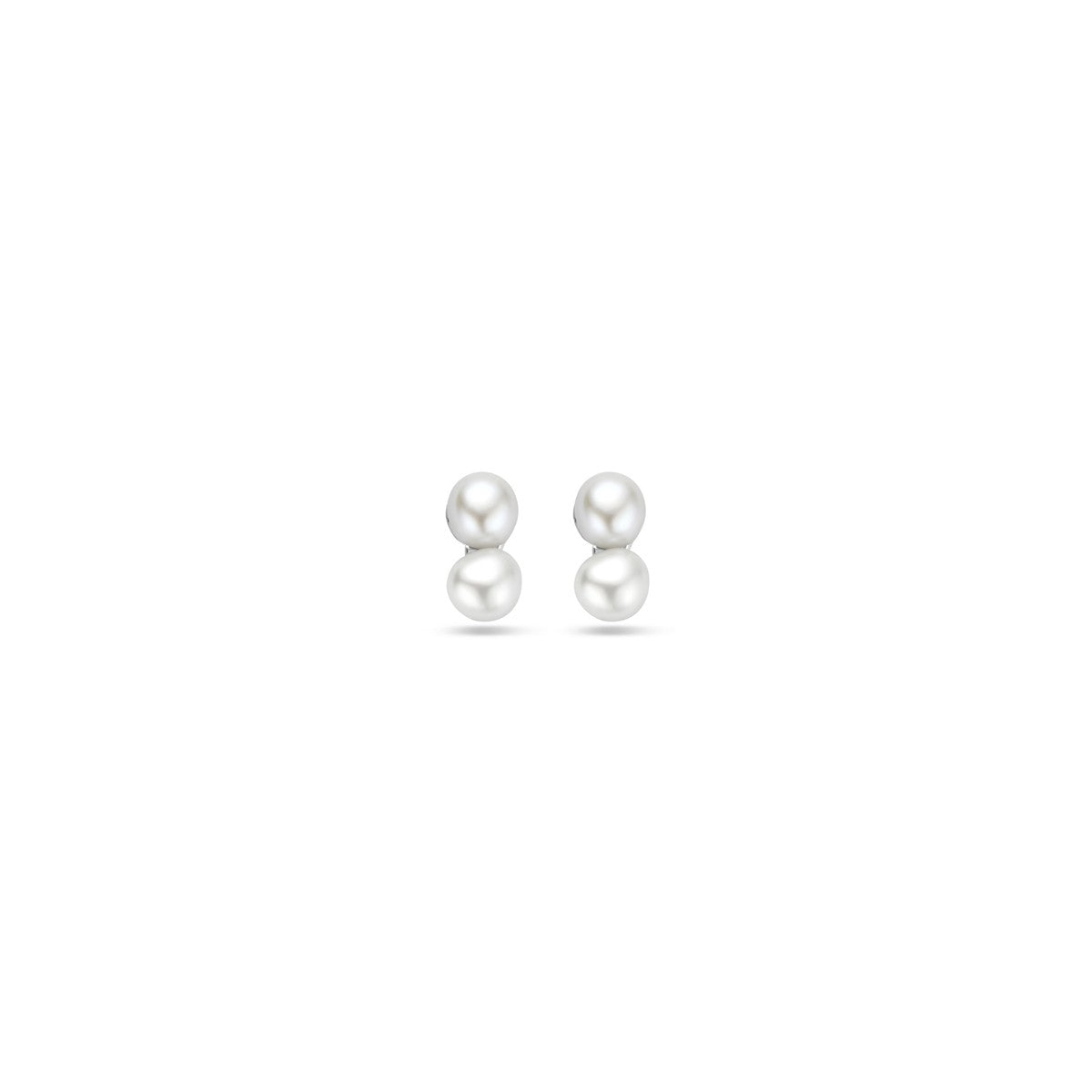 Fantasy Collection Oorbellen parel 5,5 mm zilver