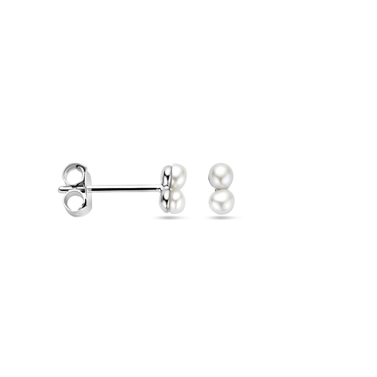 Fantasy Collection Oorbellen parel 5,5 mm zilver