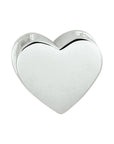Zilver gerhodineerd hanger hart 5,5 mm - 1339634 - PansiteNederland.nl