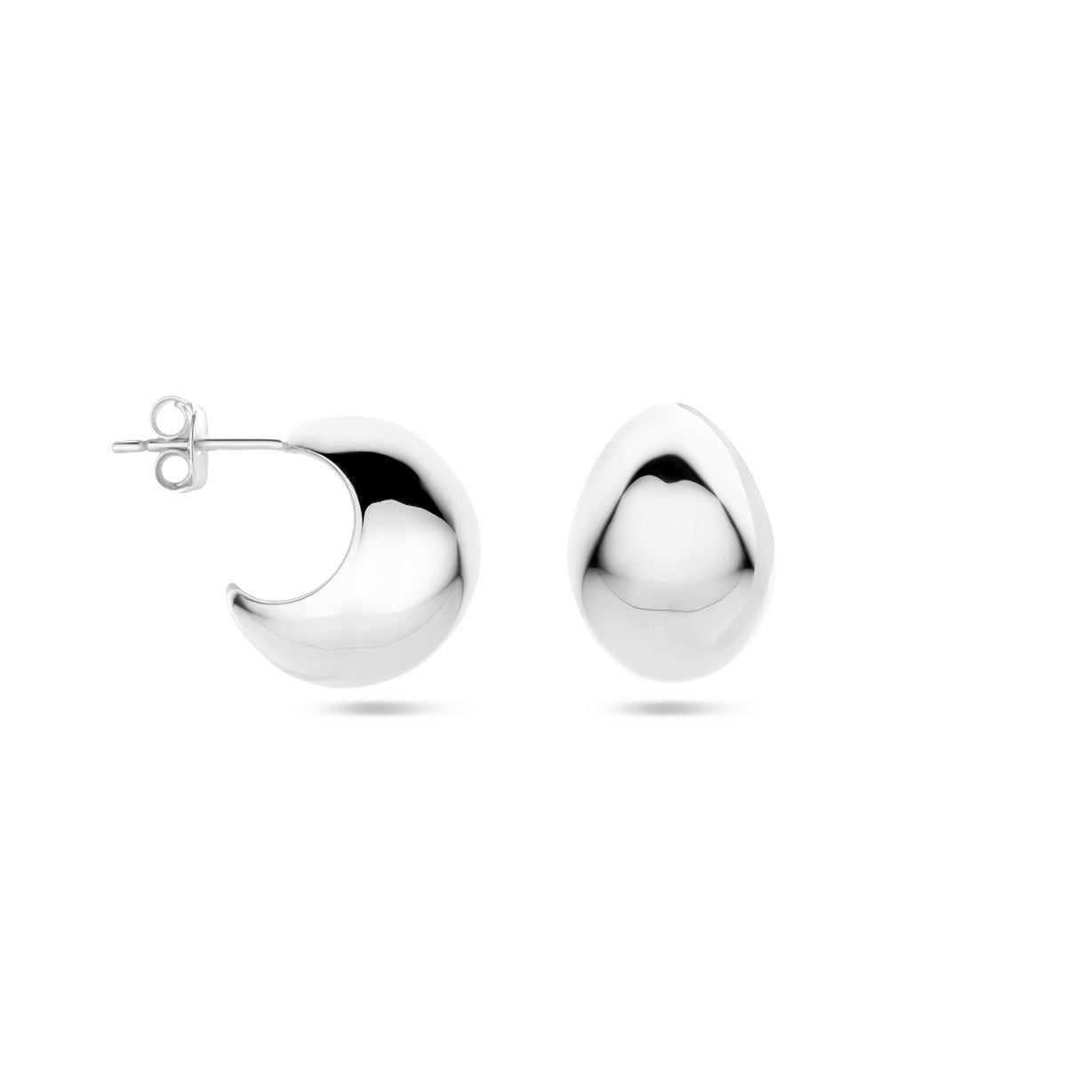 Fantasy Collection Oorbellen 17 mm zilver