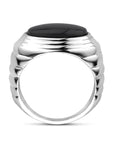 Gerhodineerd Zilver Ring Onyx 1339674 - PansiteNederland.nl
