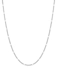 zilver gerhodineerd collier gourmette met tussenstuk 3,0 mm 37 + 5 cm 1339678 - PansiteNederland.nl