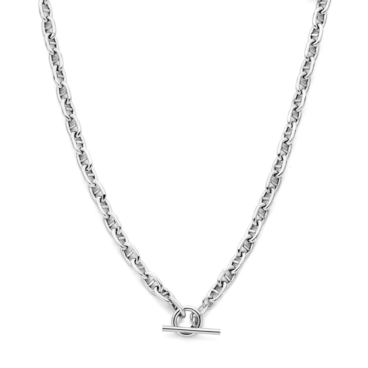 Fantasy Collection Collier marine ronde buis 5,9 mm 42 cm kapittelslot zilver