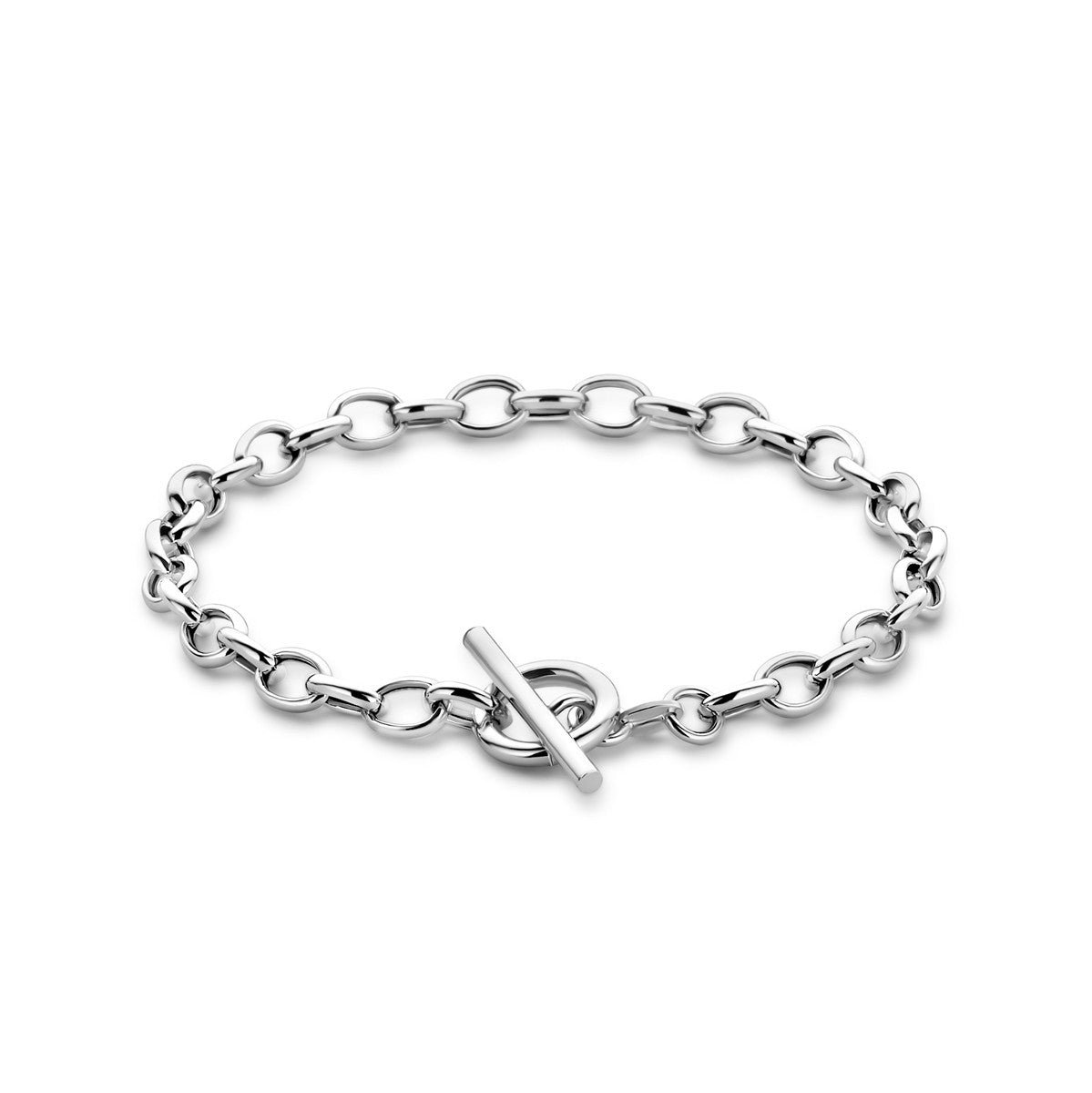 Fantasy Collection Armband 5 mm 18,5 cm kapittelslot zilver