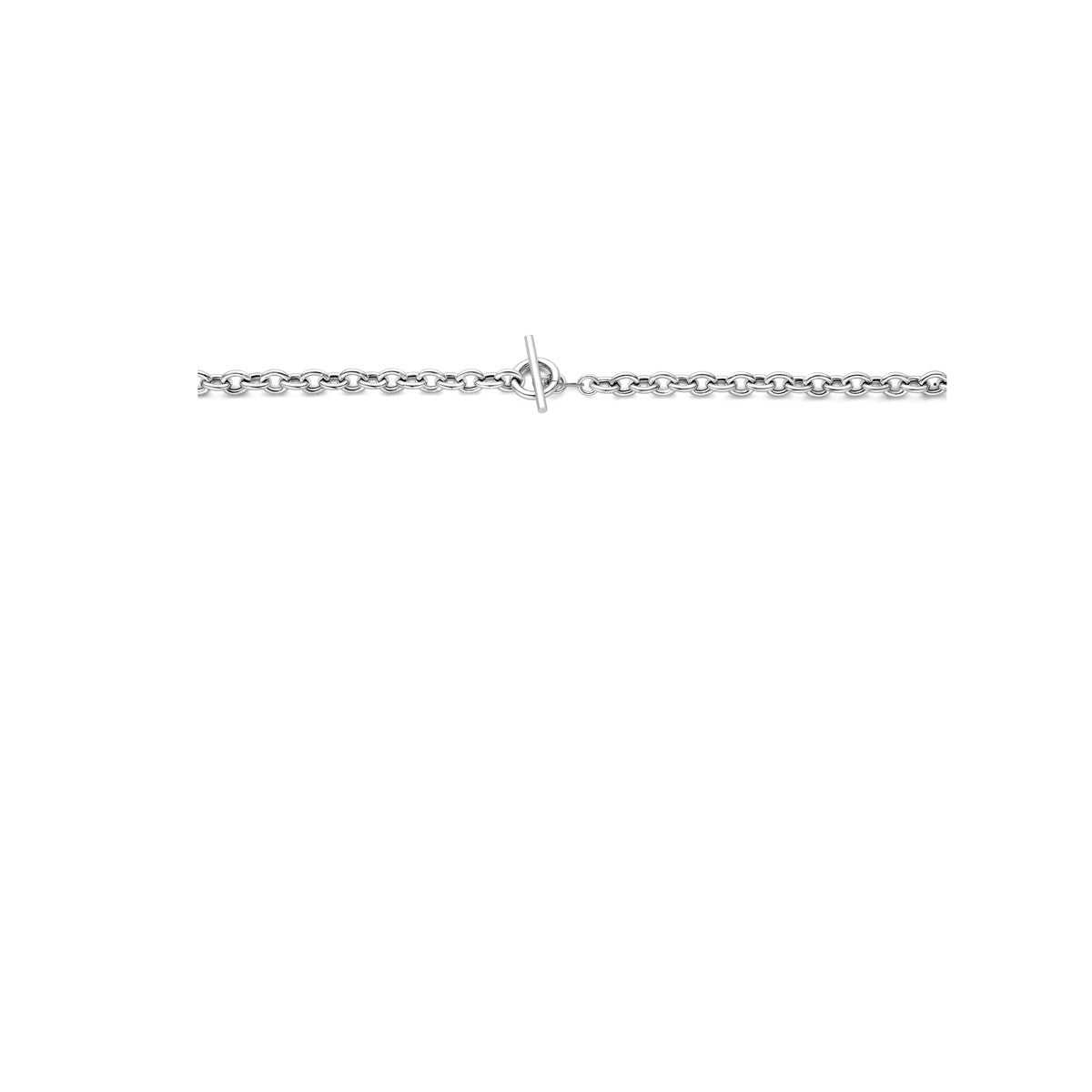 Fantasy Collection Collier 6 mm 42 cm kapittelslot zilver
