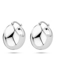 Zilver Gerhodineerd Oorringen 24 mm 1339690 - PansiteNederland.nl
