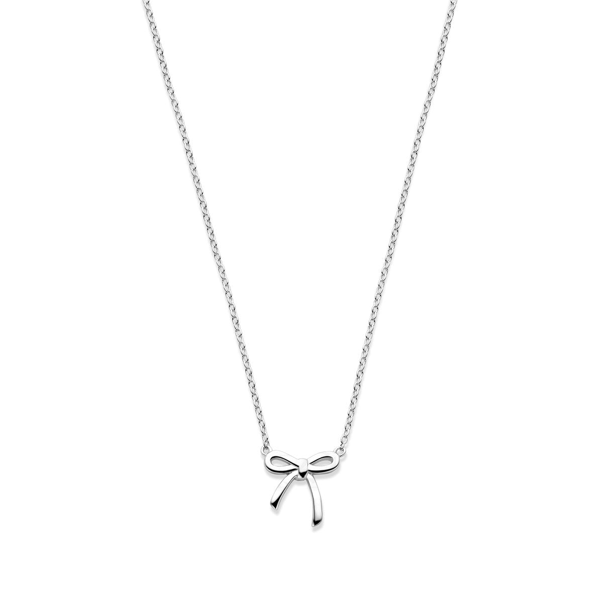 Fantasy Collection Collier strik 41 - 43 - 45 cm zilver