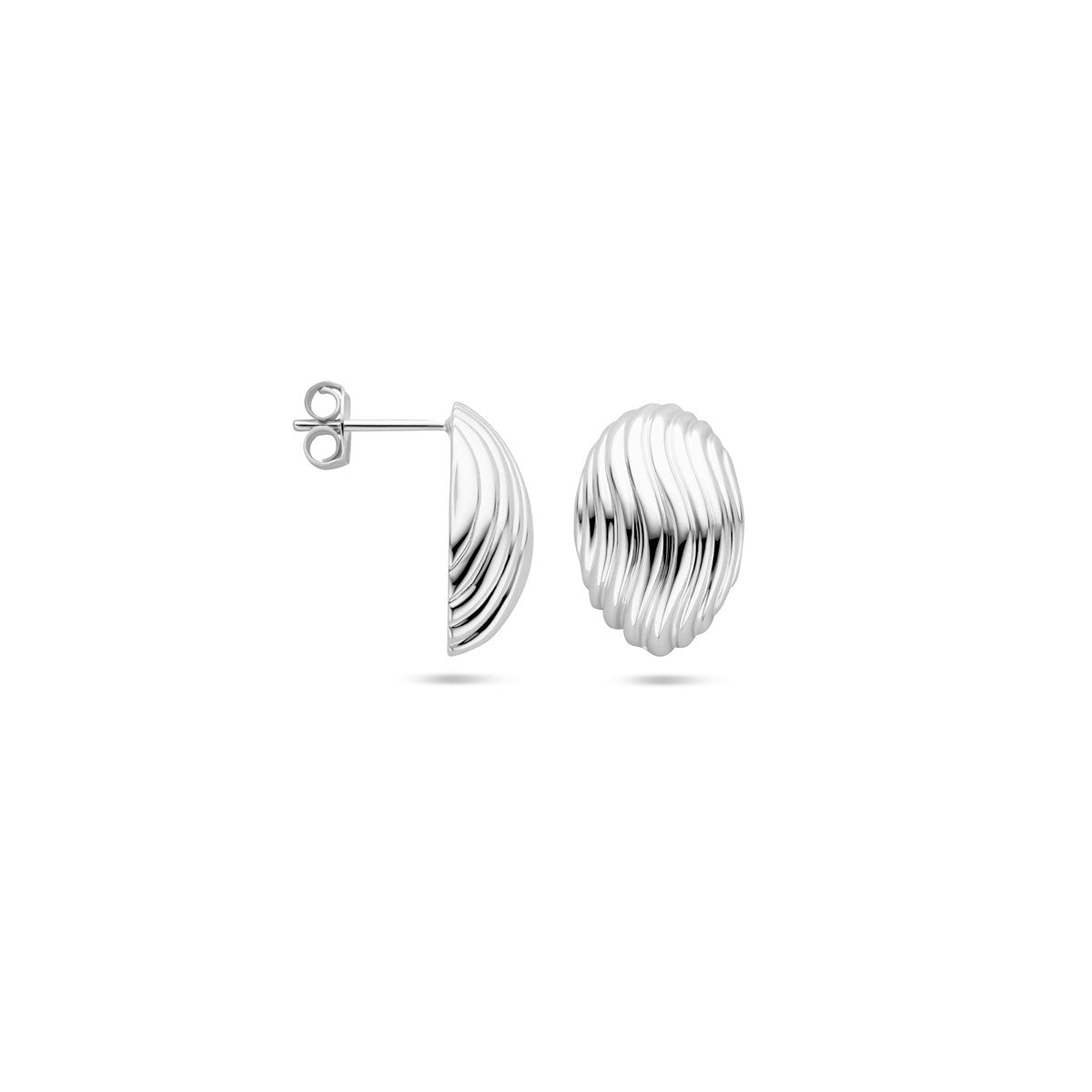 Fantasy Collection Oorbellen 18 mm zilver