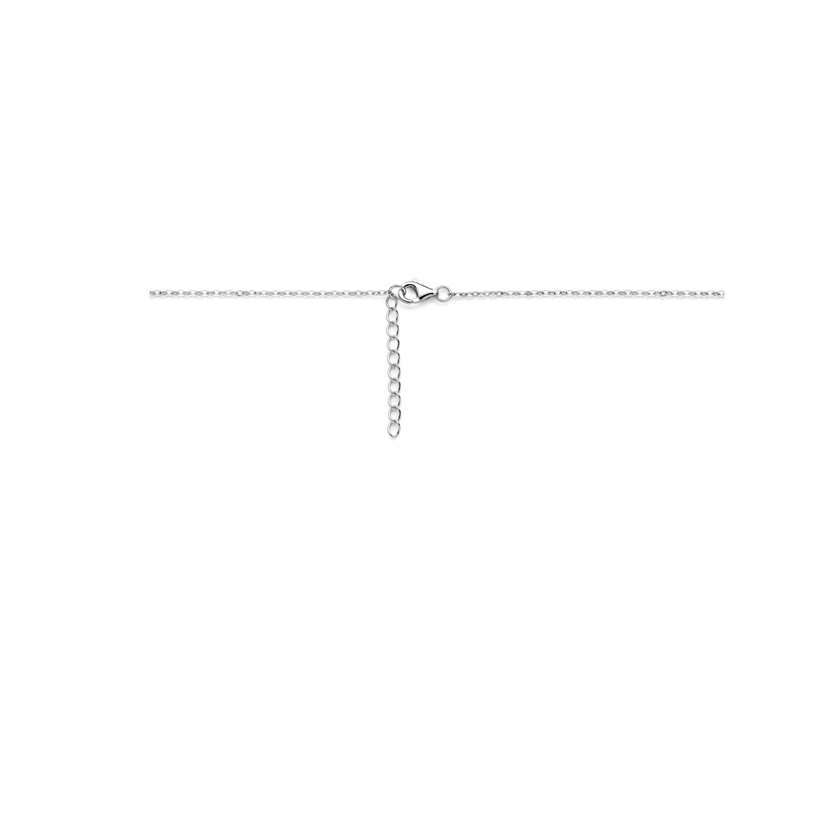 Fantasy Collection Collier zirkonia 42 + 3 cm zilver