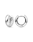 Zilver Gerhodineerd Klapoorringen 13,5 Mm 1339832 - PansiteNederland.nl