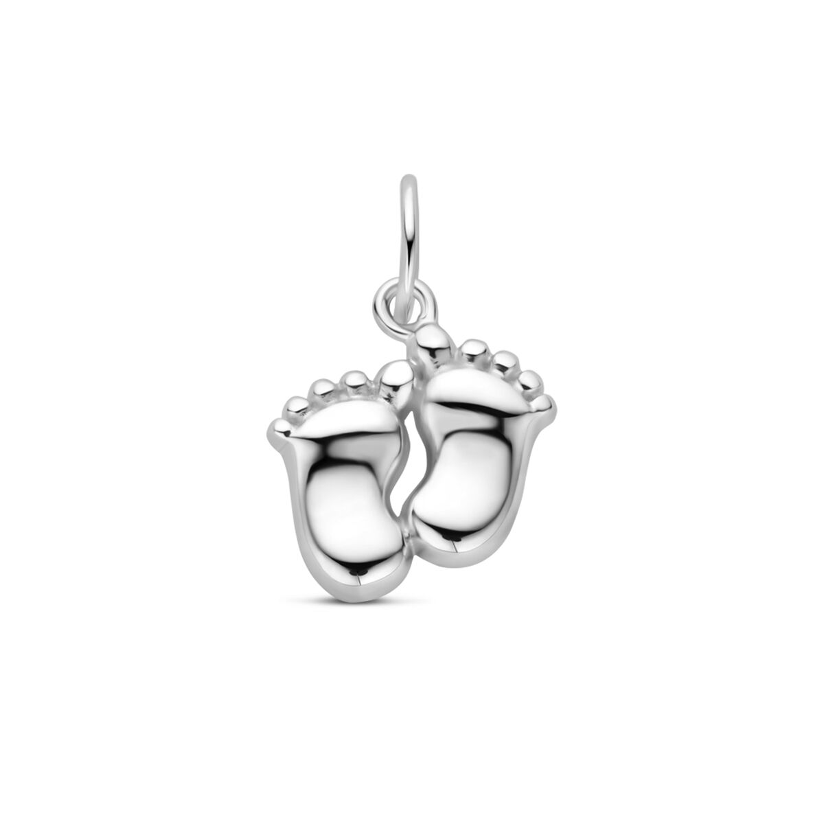 Fantasy Collection Hanger baby voetjes 16 mm zilver