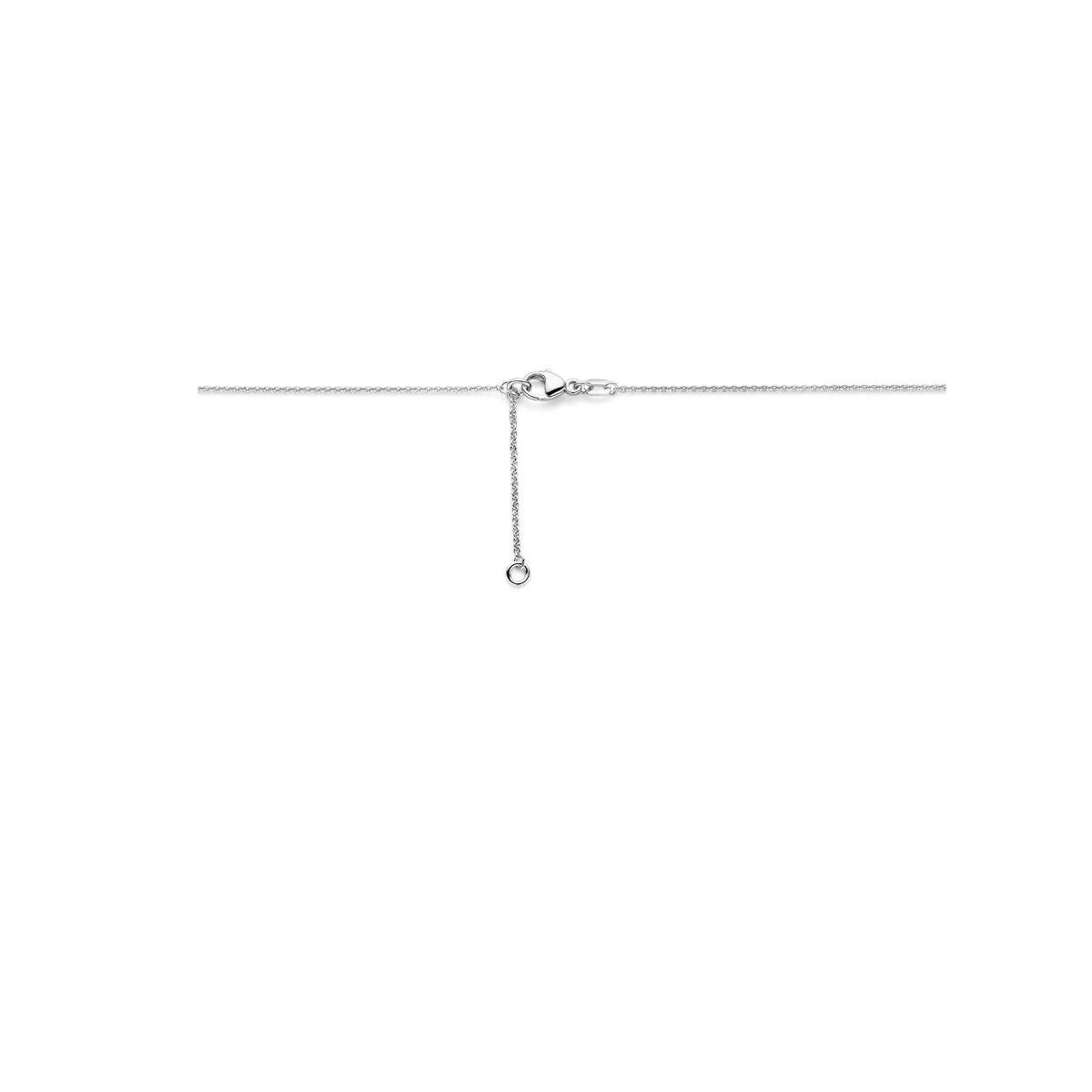 Fantasy Collection Collier zirkonia 42 - 45 cm zilver