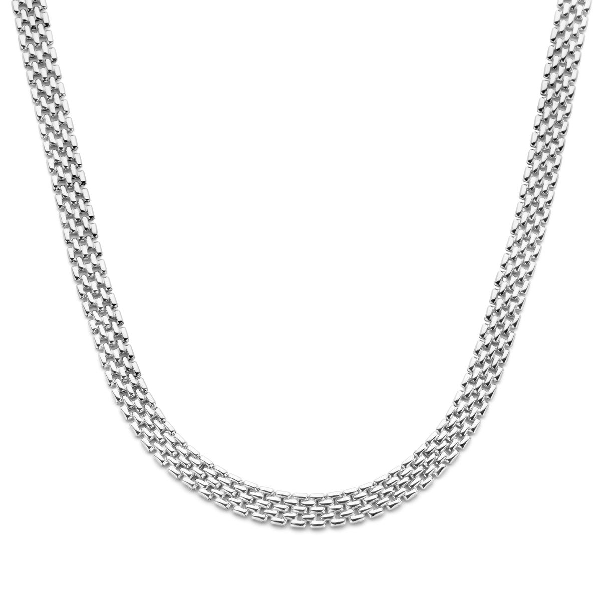 Fantasy Collection Collier panter 8 mm 43 cm zilver
