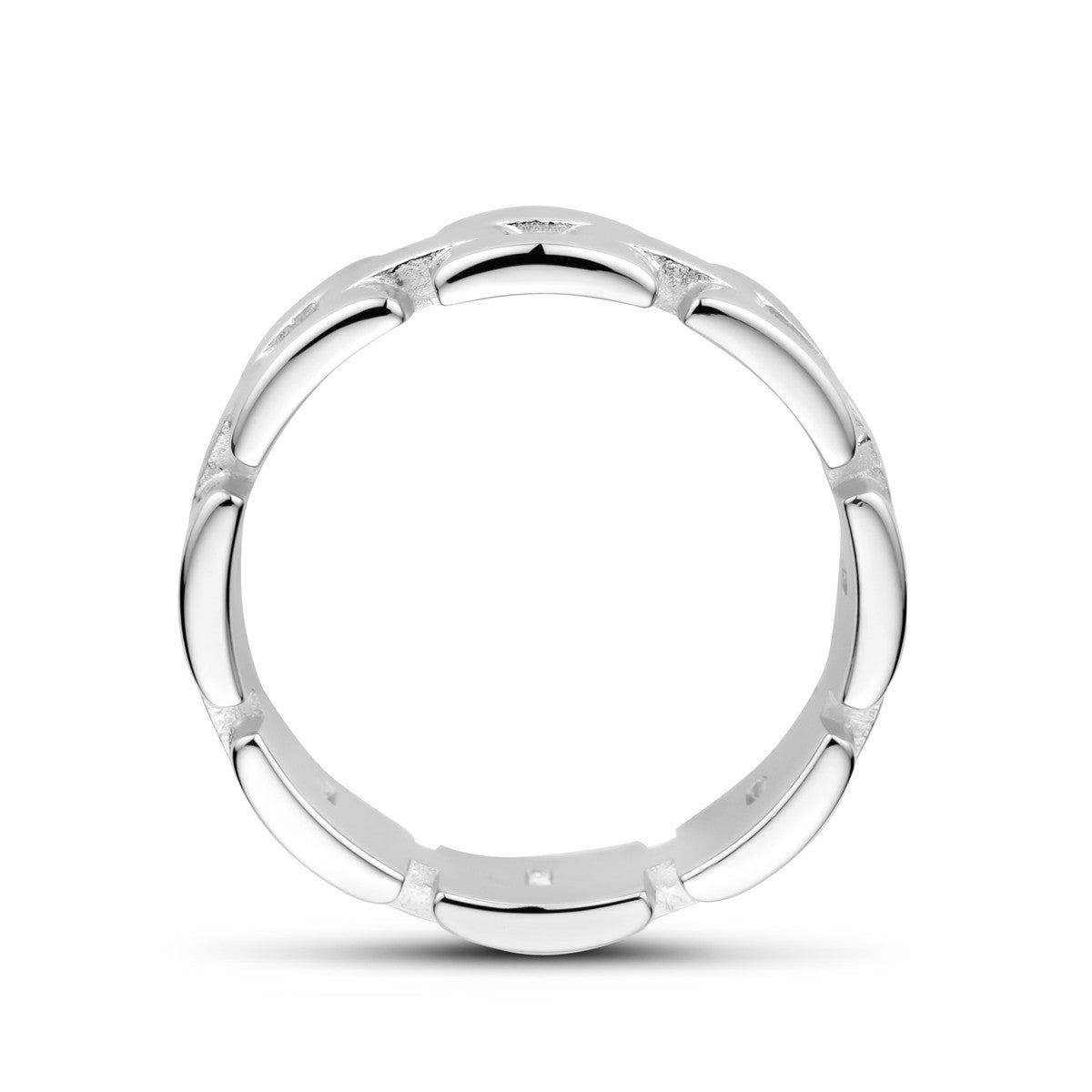 Fantasy Collection Ring schakel zilver