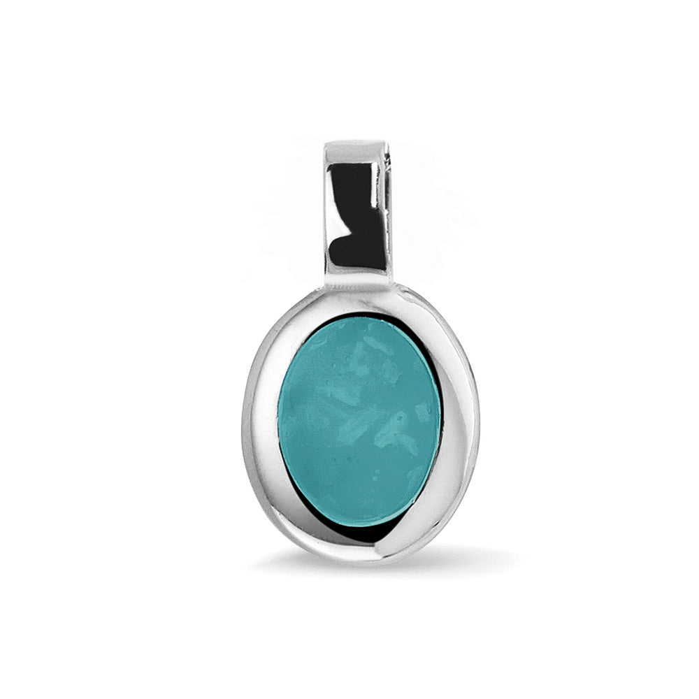 See You Kleine ovale ashanger effen zilver – 134 – afbeelding 1