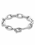 Zilver Gerhodineerd Armband Anker 10,5 Mm 20 Cm Met Groot Springslot 1340008 - PansiteNederland.nl