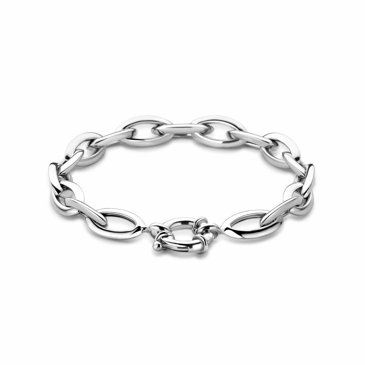 Fantasy Collection Armband anker 9,5 mm 20 cm met groot veerslot zilver