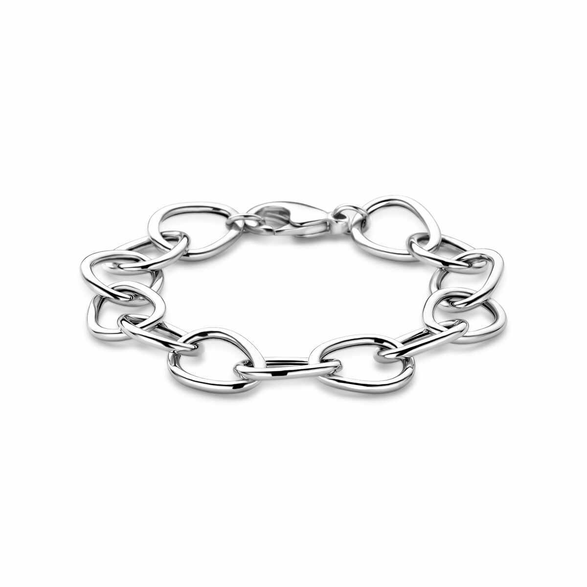 Zilver Gerhodineerd Armband 12,5 Mm 19 Cm 1340011 - PansiteNederland.nl