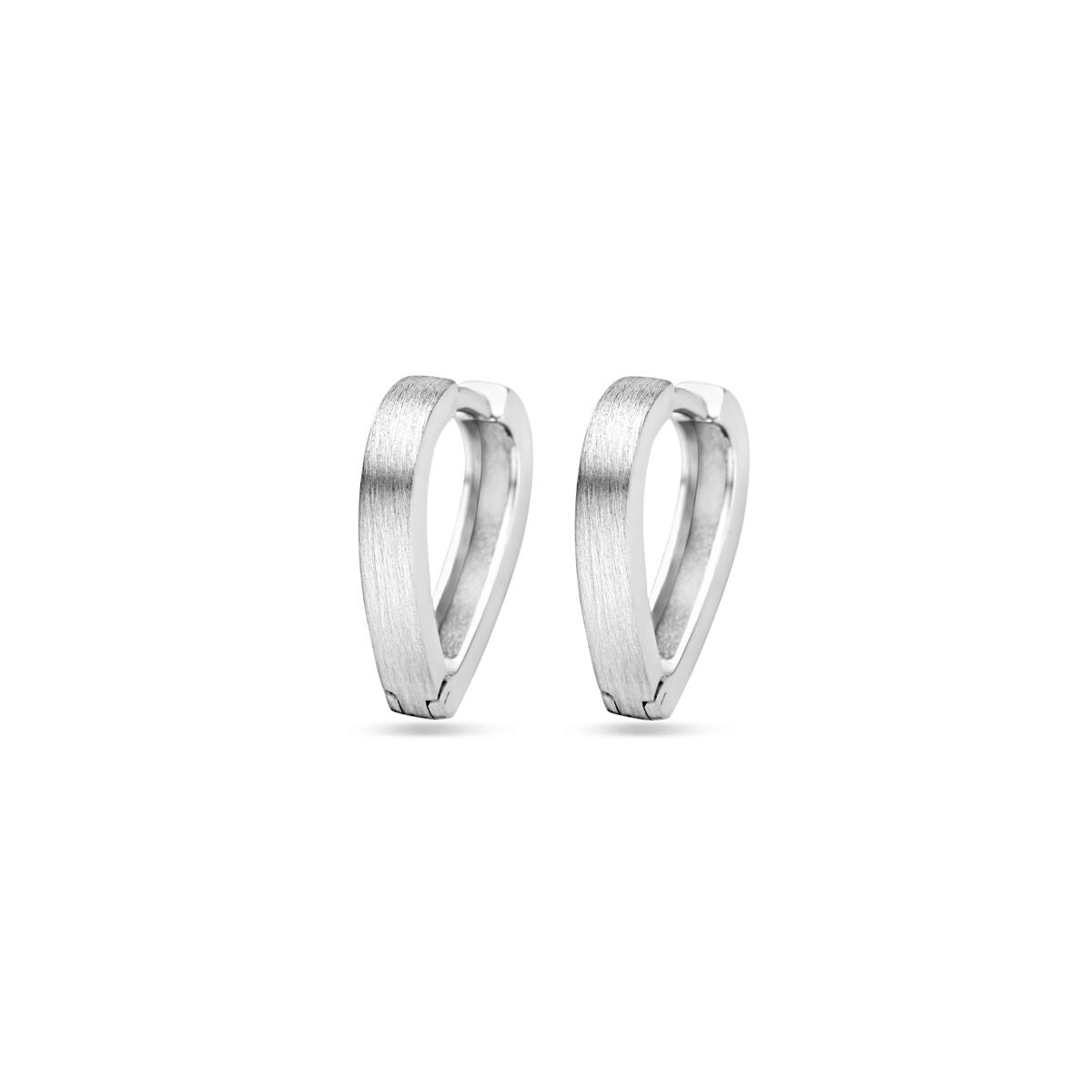 Fantasy Collection Oorbellen mat 15 mm zilver