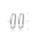 Zilver Gerhodineerd Klapoorringen Buis 2 MM 1340036 - PansiteNederland.nl