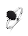 Gerhodineerd Zilver Ring Onyx 1340334 - PansiteNederland.nl
