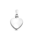 zilver gerhodineerd urnhanger hartje 30 mm 1340444 - PansiteNederland.nl