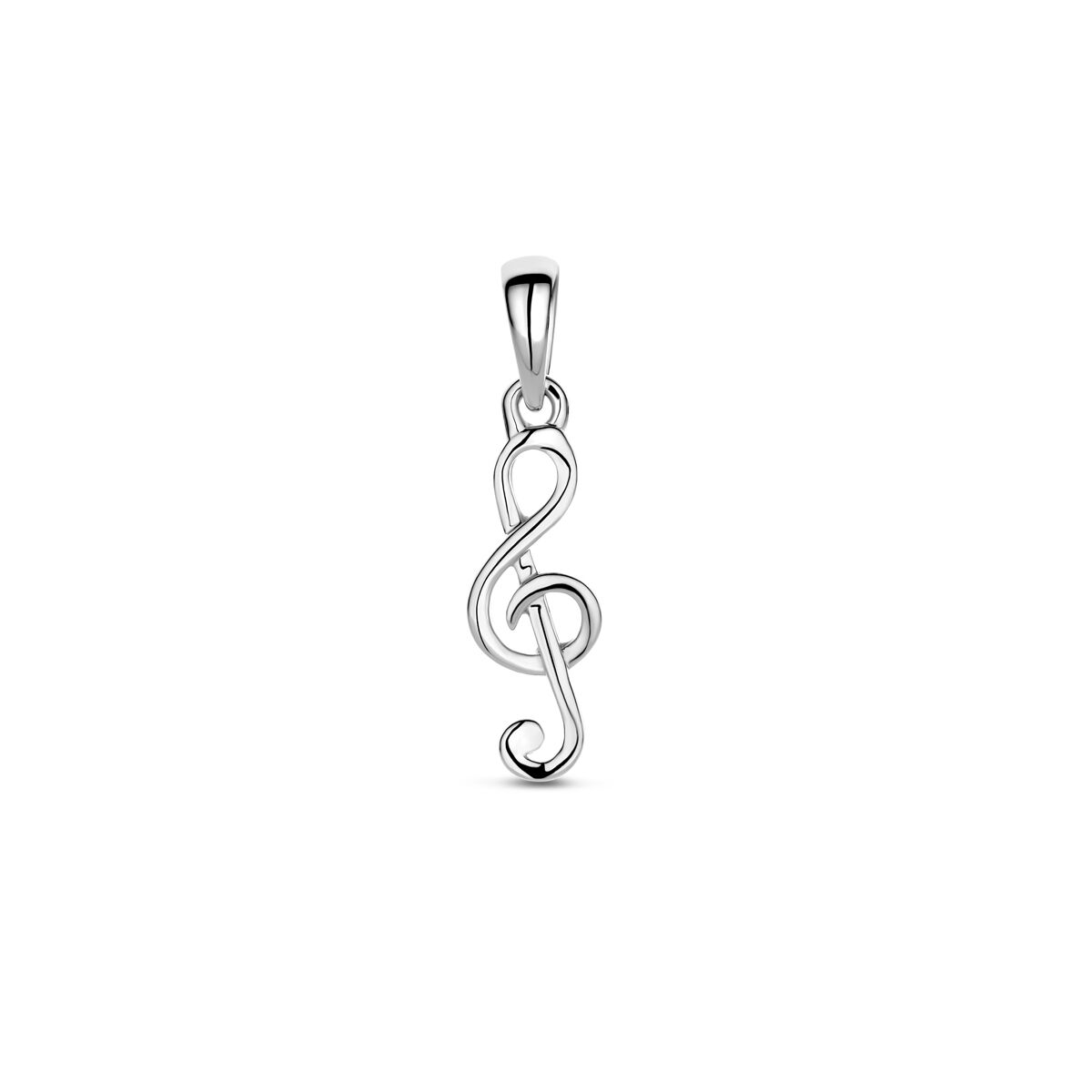 Fantasy Collection Hanger muzieknoot 22 mm zilver