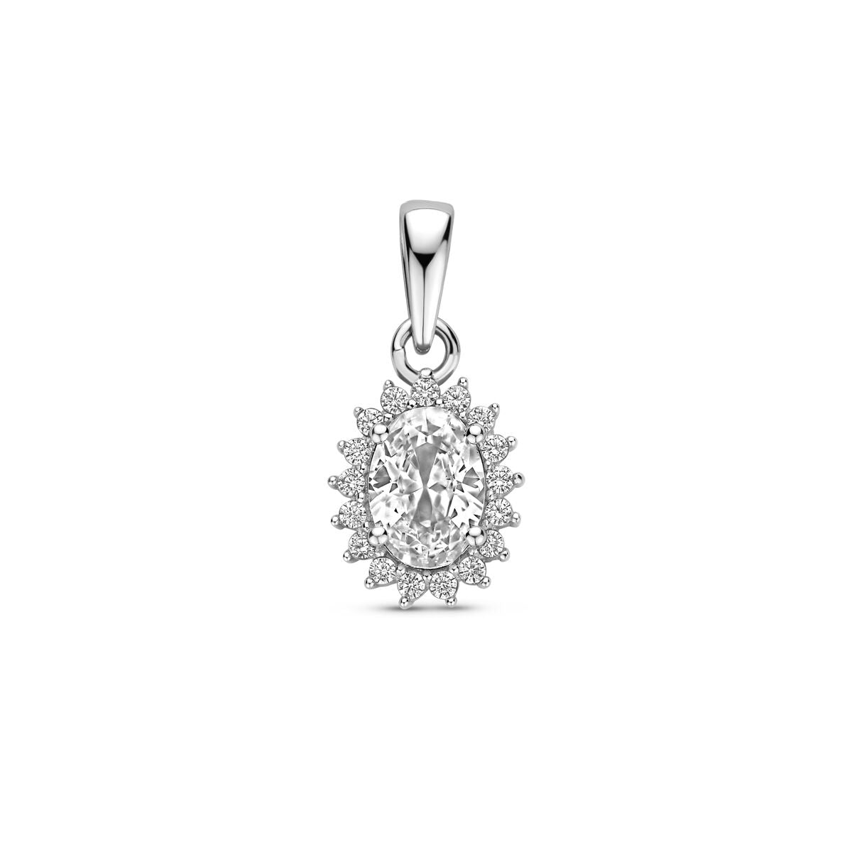 Fantasy Collection Hanger zirkonia 17 mm zilver