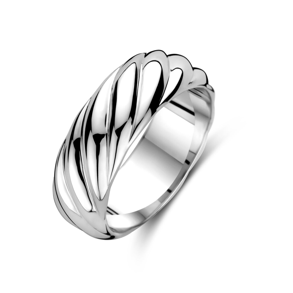 Fantasy Collection Ring gedraaid zilver