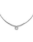 Zilver Gerhodineerd Collier Zirkonia 42 + 3 Cm - 1340693 - PansiteNederland.nl