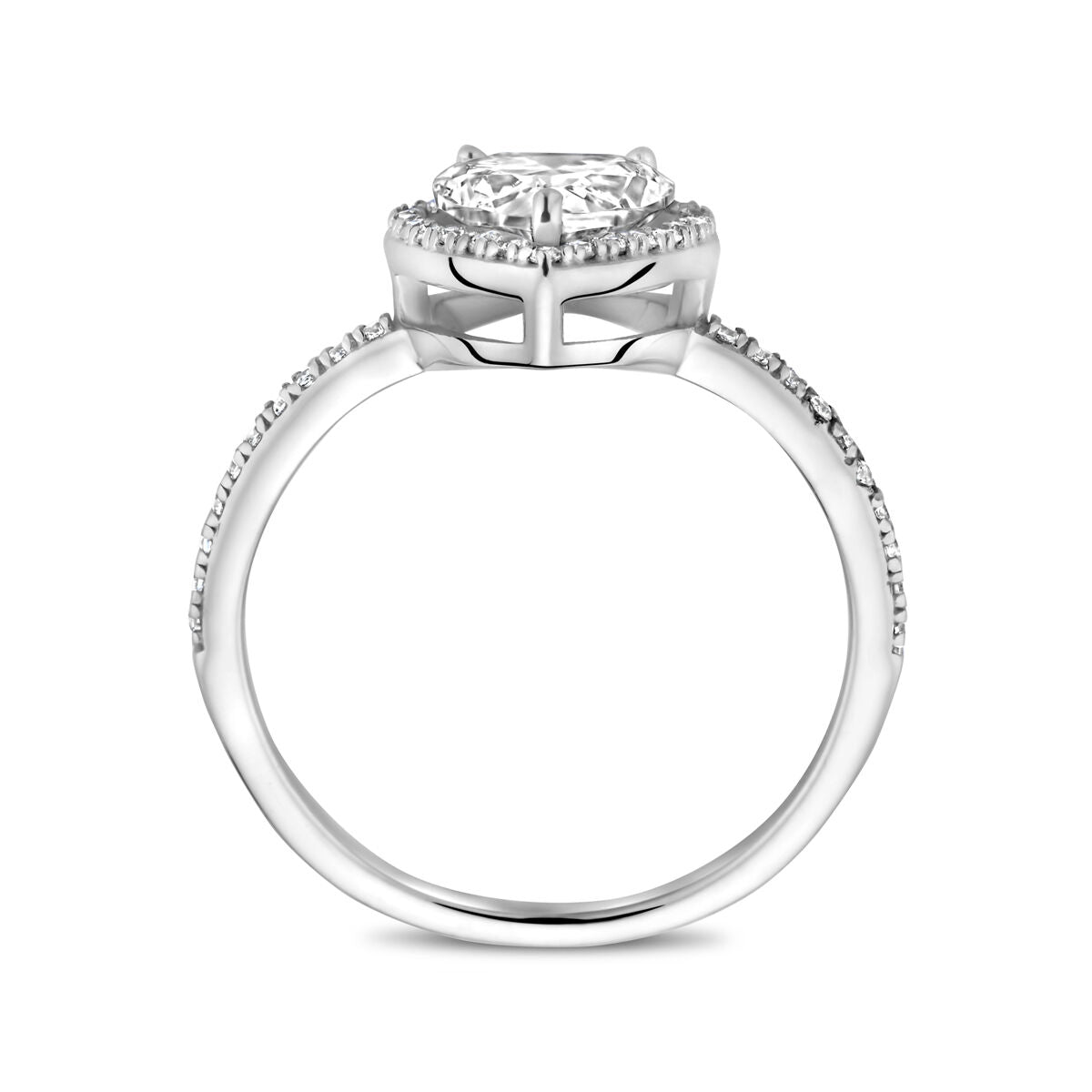 Fantasy Collection Ring druppel zirkonia zilver