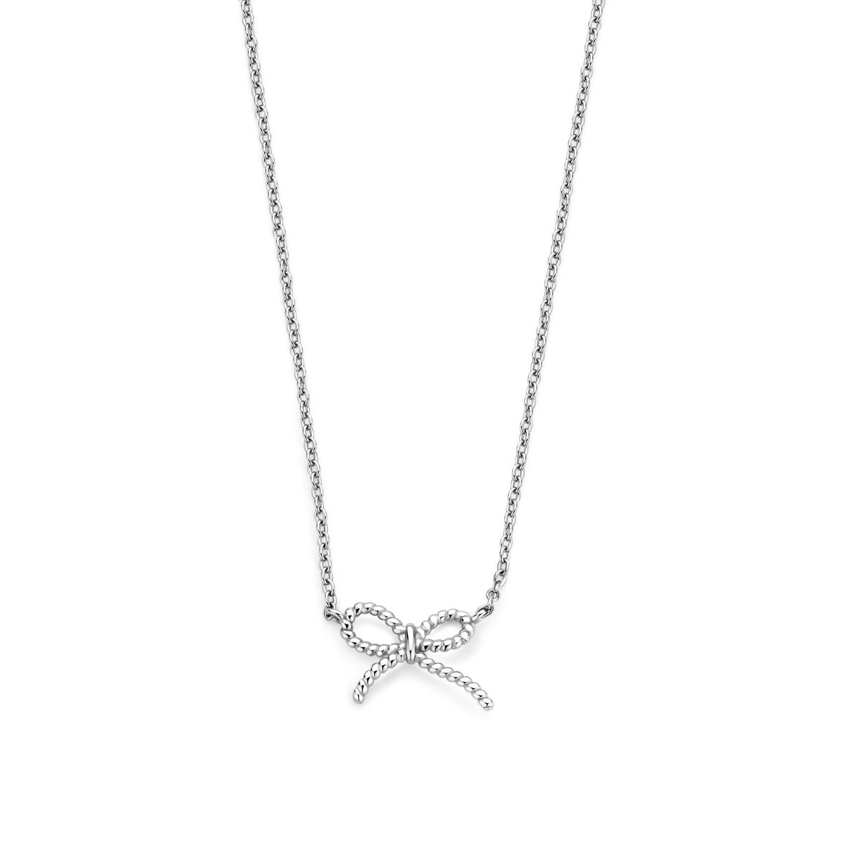 Fantasy Collection Collier strik 40 + 4 cm zilver