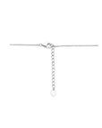 Zilver Gerhodineerd Collier Strik 40 + 4 Cm - 1340814 - PansiteNederland.nl