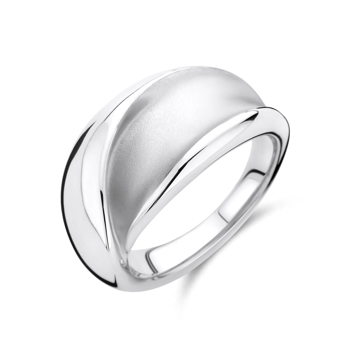 Fantasy Collection Ring poli/mat zilver