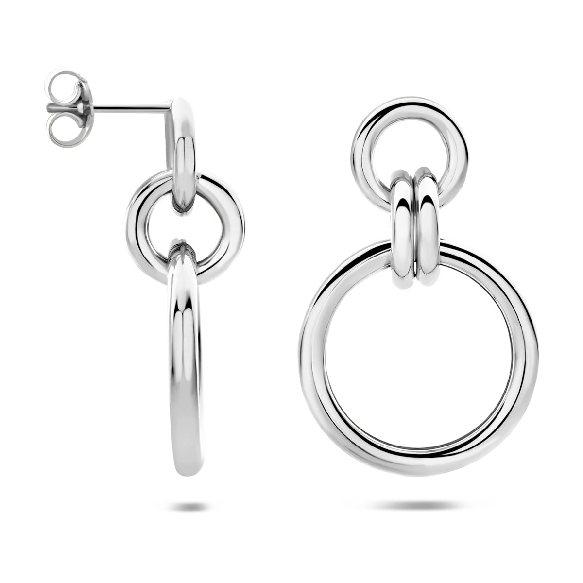 Fantasy Collection Oorhangers zilver gerhodineerd 32 mm - afbeelding 3