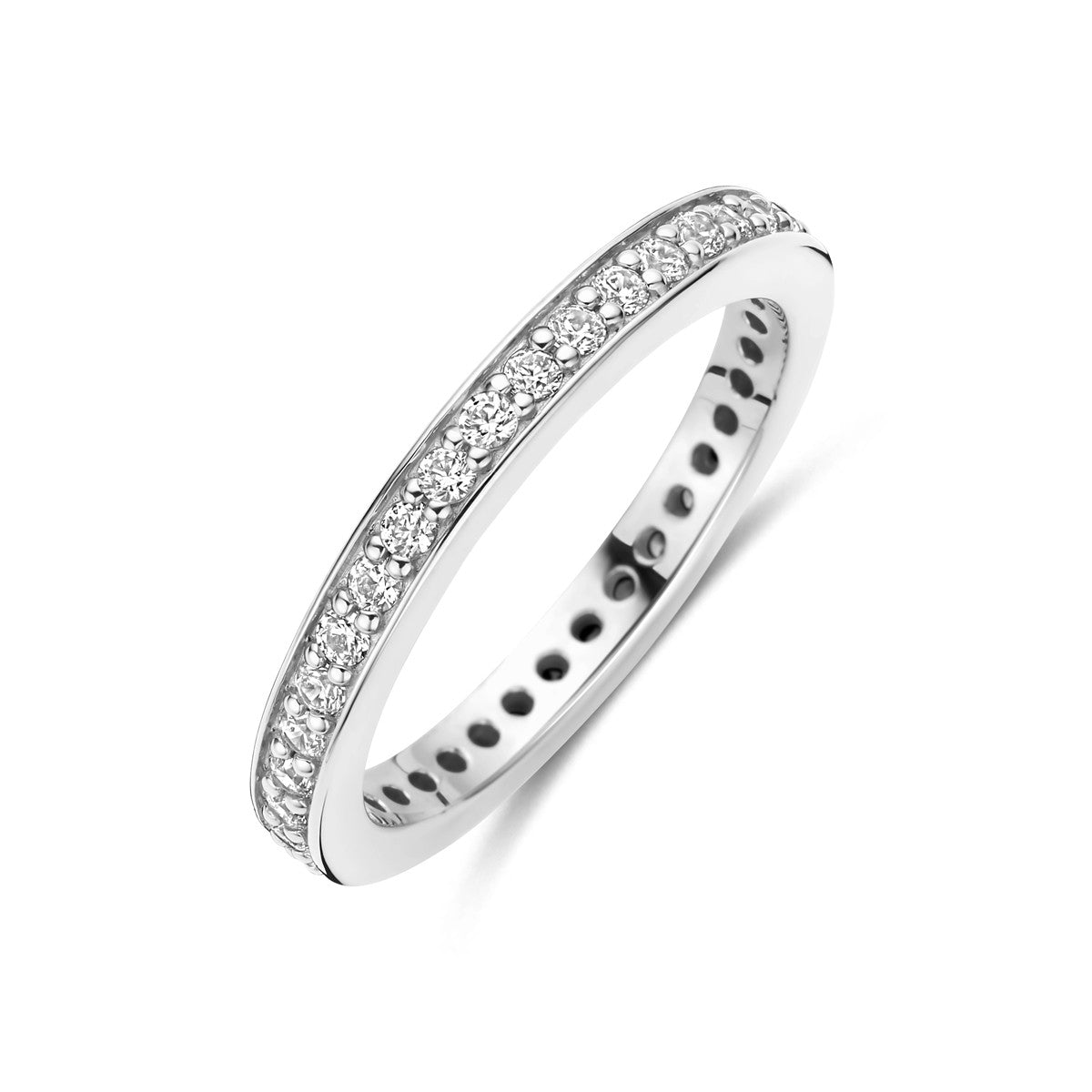 Ring zirkonia zilver gerhodineerd 2,5 mm – 1342390