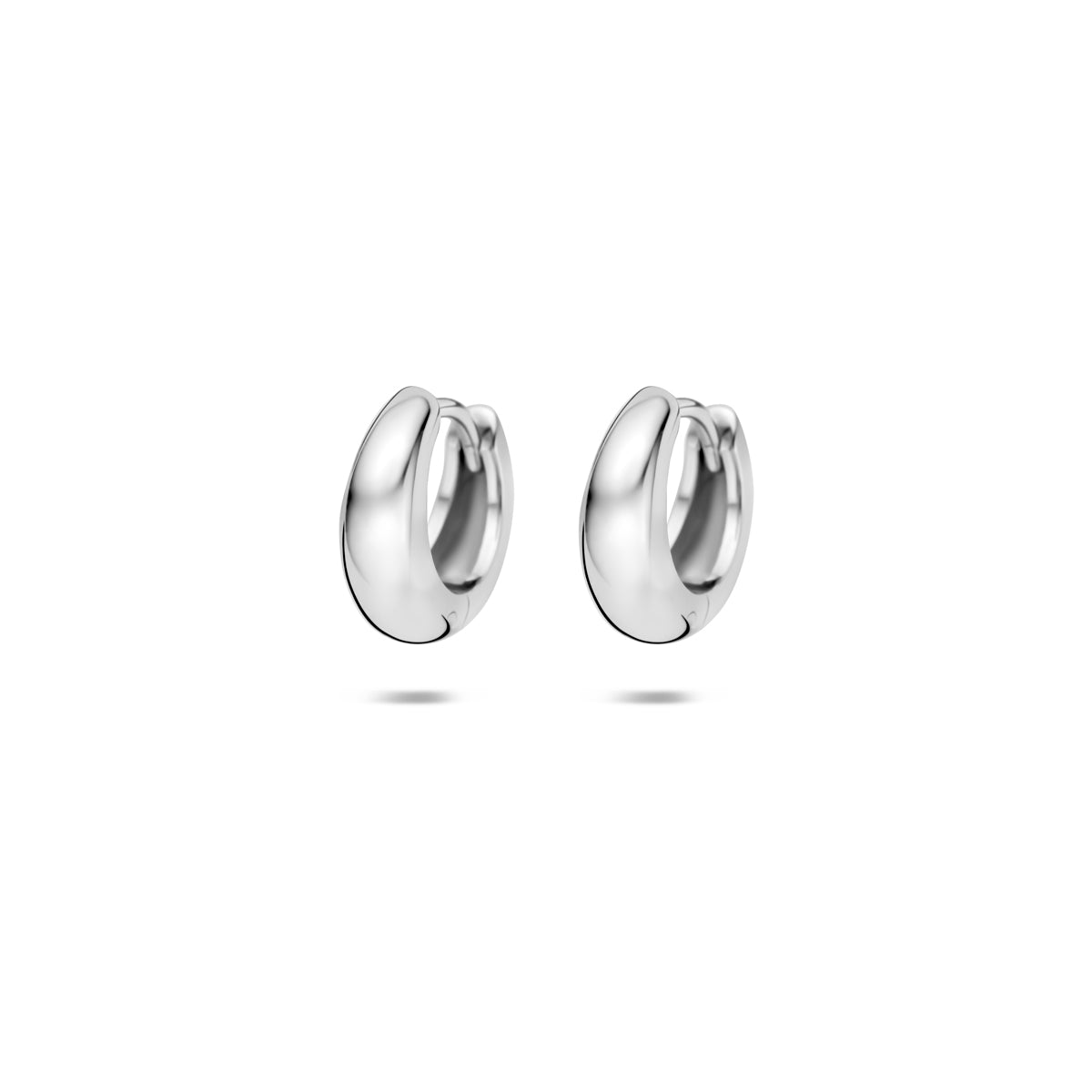 Klapoorringen buis zilver gerhodineerd 4 mm