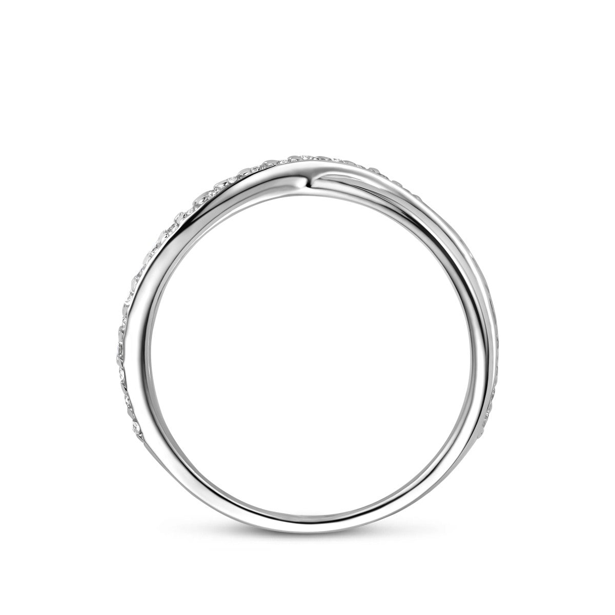 Ring zirkonia zilver gerhodineerd 5.5 mm
