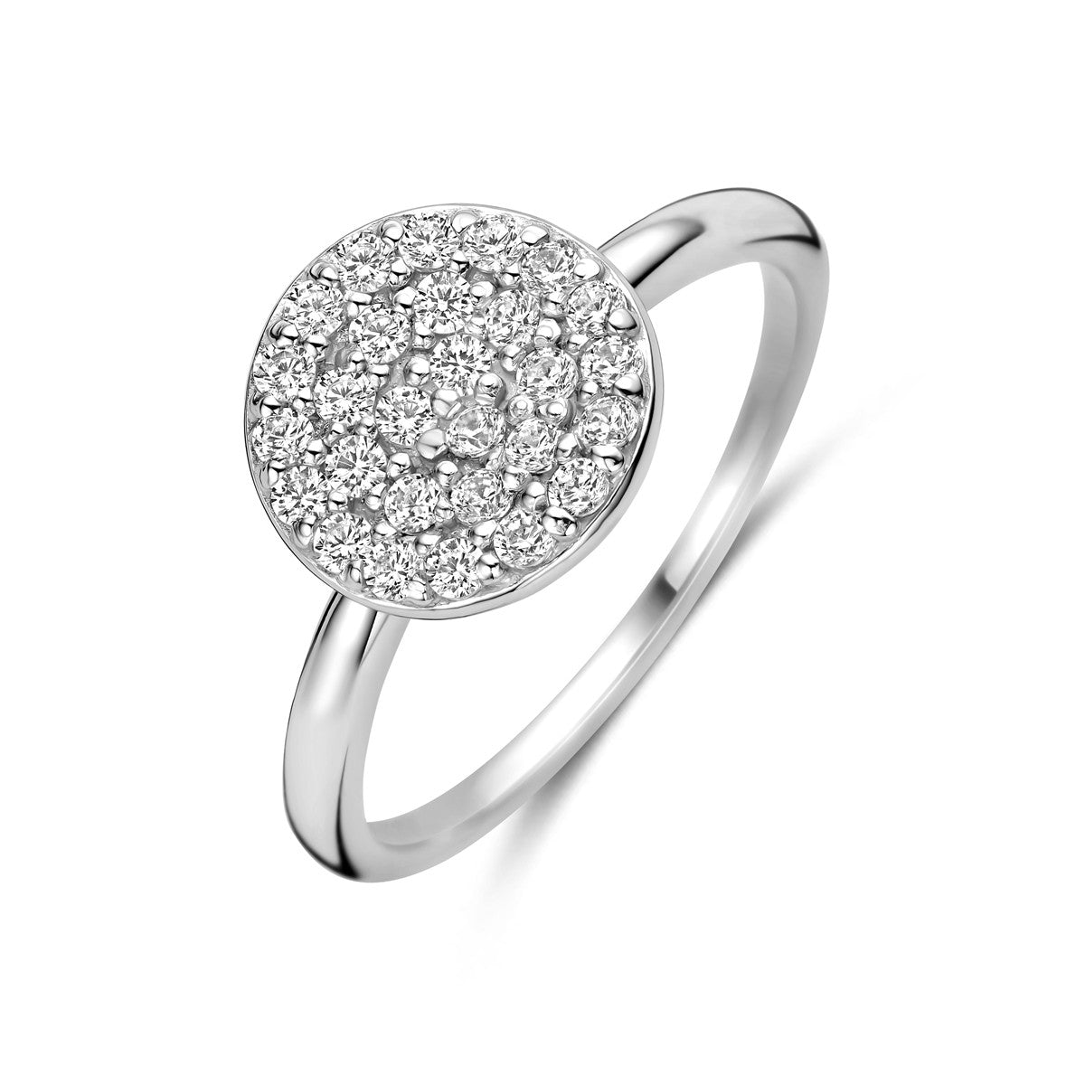 Ring zirkonia zilver gerhodineerd 1342936